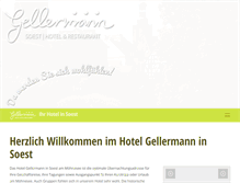 Tablet Screenshot of hotel-gellermann.de
